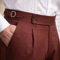 Classic Maroon Gurkha Pant