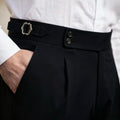 Majestic Black Gurkha Pant