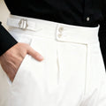 Luxe White Gurkha Pant
